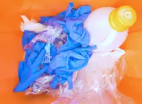 waste medical gloves
