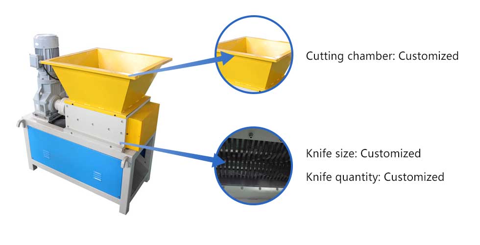 Small Double Shaft Plastic Shredder